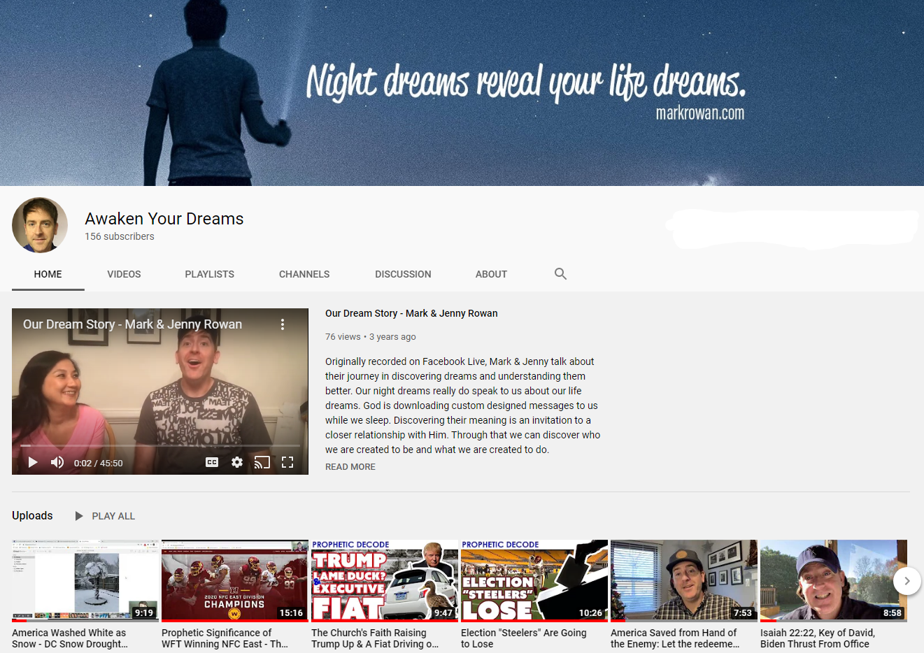 Awaken Your Dream YouTube Channel